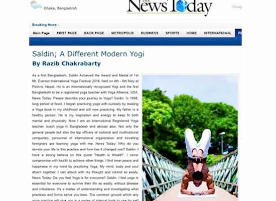 Saldin: A Diffirent Modern Yogi